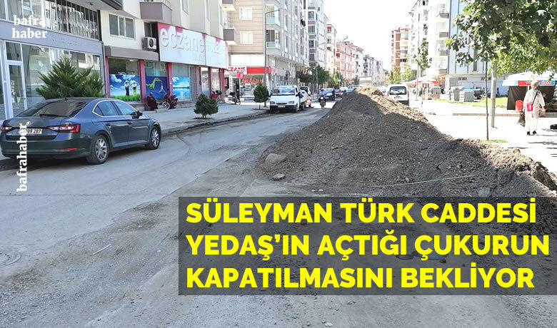 Yola Dökülen Kum Yağmur İle Caddeye Saçıldı!