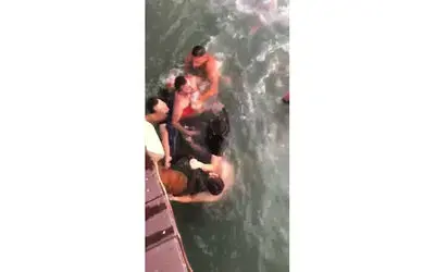 Samsun’da boğulma tehlikesi geçiren şahsı itfaiye kurtardı

