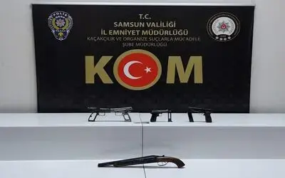 Samsun’da silah ticareti operasyonu: 6 gözaltı
