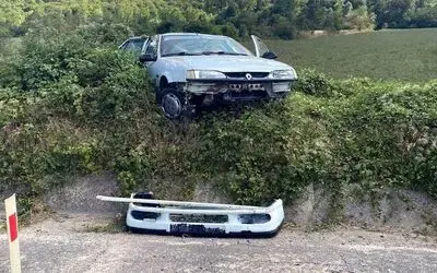 Samsun’da otomobil yoldan çıktı: 1 yaralı
