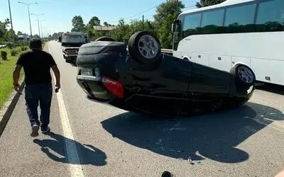 Samsun’da otomobil takla attı: 1 yaralı
