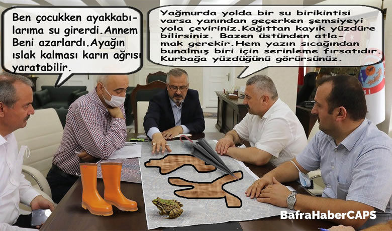 Bafra’da yağmur suyu sorunu masaya yatırıldı...
