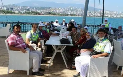 65 yaş ve üstü 35 kişiye Samsun turu
