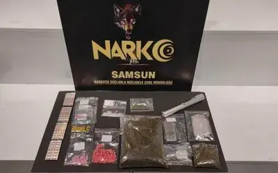 Samsun’da evinde uyuşturucu ele geçen şahıs gözaltında
