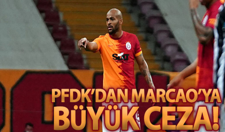 PFDK Marcao'nun cezasını açıkladı - Profesyonel Futbol Disiplin Kurulu (PFDK), Galatasaraylı oyuncu Marcao'ya 8 maç ceza verdi.