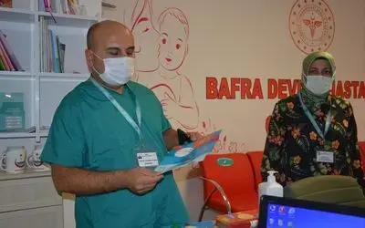 Bafra Devlet Hastanesi’nde Gebe Okulu eğitimleri başladı
