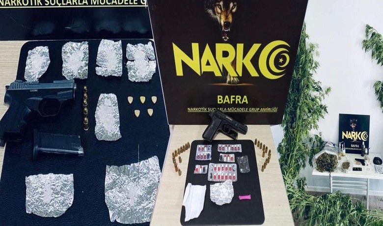 Bafra’da uyuşturucu ile mücadele
 - Samsun Bafra İlçe Emniyet Müdürlüğü ekiplerince uyuşturucu ve ruhsatsız silah ele geçirildi.
