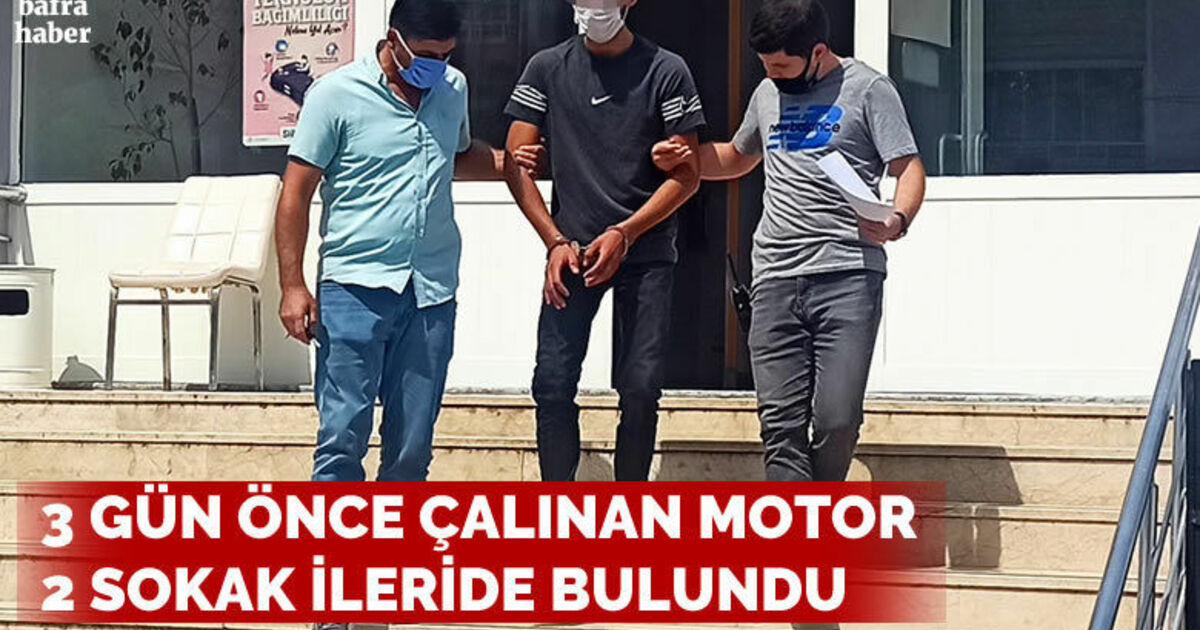 Motosiklet hırsızlığı şüphelisi adliyede