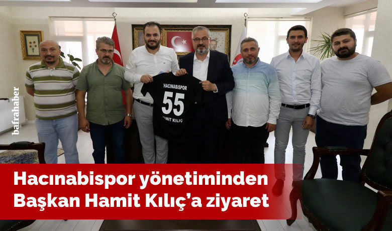Hacınabispor Yönetiminden Başkan Hamit Kılıç’a Ziyaret