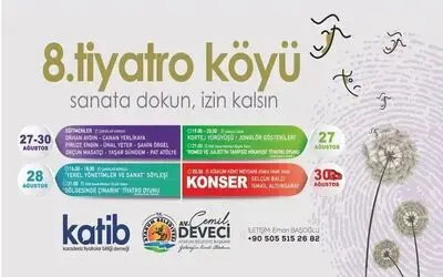 Geleneksel “Tiyatro Köyü” buluşması Atakum’da
