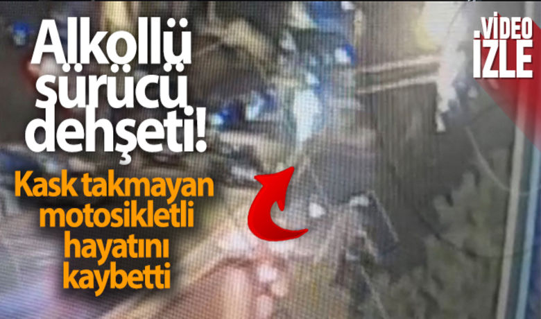 İstanbul'da alkollü sürücü dehşeti! - Bağcılar’da alkollü otomobil sürücüsü, hatalı dönüş yaptığı esnada motosikletli kuryeye çarptı. Feci kaza kameralara yansırken, kask takmayan motosikletli hastanede hayatını kaybetti. Bağcılar polisi tarafından gözaltına alınan ve 1.24 promil alkollü çıkan sürücü ise tutuklanarak cezaevine gönderildi.
