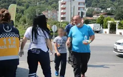 4 aracın karıştığı kazada 2’si ağır 6 kişi yaralandı
