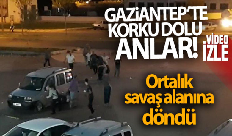 Gaziantep'te silahlı kavga anları kamerada - Gaziantep’te iki grup arasında kavga çıktı. Silah ve sopalarında kullanıldığı kavga anı anbean kameralara yansıdı.