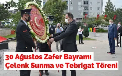 Bafra’da 30 Ağustos Zafer Bayramı kutlandı