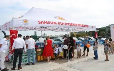 Çocuklar Dondurma Şenliği’nde doyasıya eğlendi
