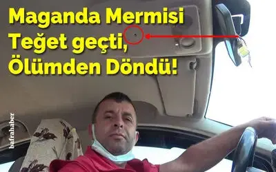 Aracında Otururken Neye Uğradığını Şaşırdı