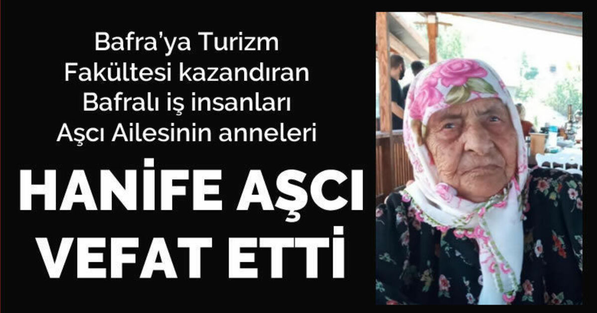Hanife Aşcı Vefat Etti