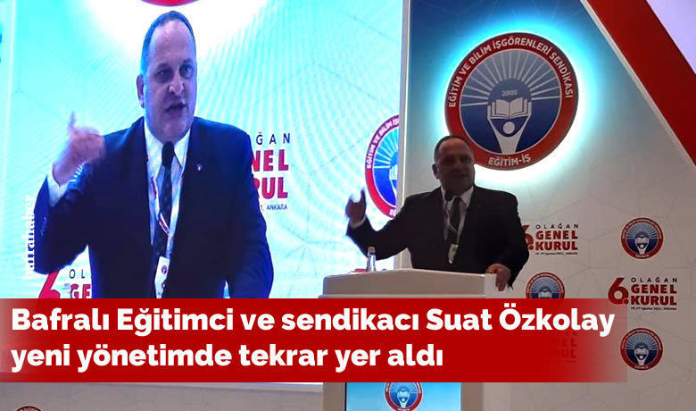 Bafralı Eğitimci Ve Sendikacı Suat Özkolay Tekrar Yeni Yönetimde Yer Aldı