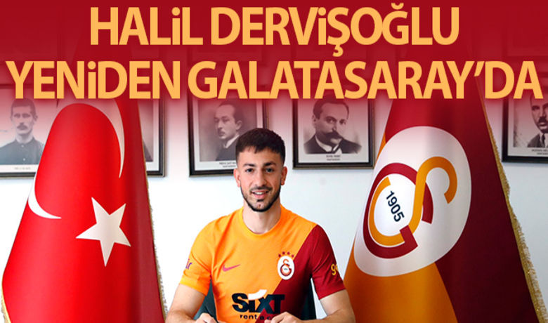 Halil Dervişoğlu resmen Galatasaray'da - Galatasaray, İngiliz ekibi Brentford'da forma giyen milli futbolcu Halil İbrahim Dervişoğlu'nu kiralık olarak kadrosuna kattı. Anlaşmada 21 yaşındaki futbolcunun ön alım hakkını da olduğu belirtildi.