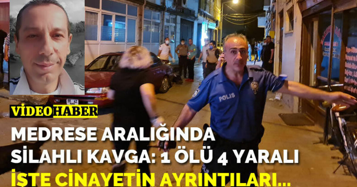Medrese aralığında silahlı kavga: 1 ölü 4 yaralı