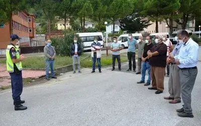 Samsun Bafra’da okul servislerine sıkı denetim
