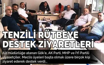 Tenzili Rütbeye Destek Ziyaretleri