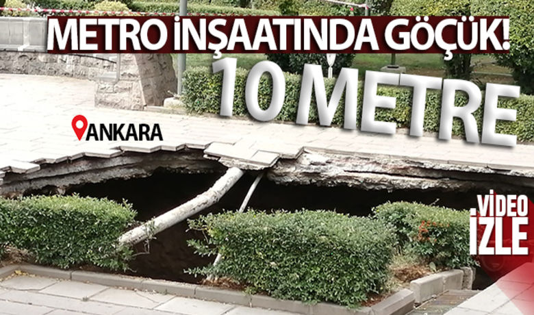 Ankara Güvenpark'ta metroçalışması sebebiyle çukur oluştu - Başkent'in en işlek noktalarından birisi olan Güvenpark'ta iddiaya göre yan taraftaki metro çalışmasından dolayı yaklaşık 10 metre derinliğinde çukur oluştu.