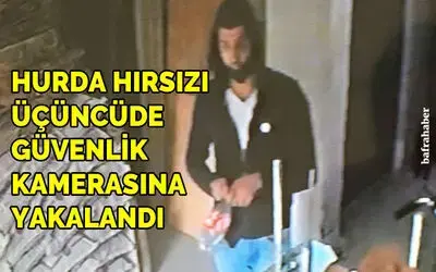 Hurda Hırsızı Üçüncüde Kameraya Yakalandı