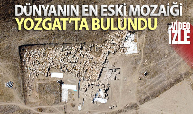 Dünyanın bilinen en eski mozaiği Yozgat'ta bulundu - Yozgat’ın Sorgun ilçesi Büyüktaşlık köyü sınırları içerisinde yer alan Uşaklıhöyük’te yapılan kazı çalışmalarında dünyanın en eski mozaiği bulundu.	“Mozaikte 3 bin 147 taş kullanılmış”	“Mozaik yaklaşık 3 bin 500 yıllık”