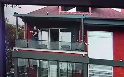 Nesli tükenmekte olan kuş sürüsü villaya daldı
