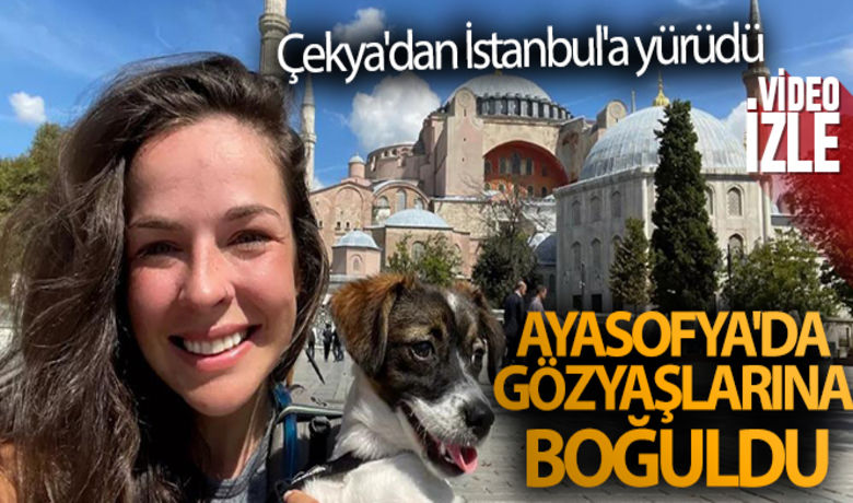 Çekya'dan İstanbul'a yürüdü,Ayasofya'da gözyaşlarına boğuldu - 21 yaşındaki Çek öğrenci Nicolette Havlova, Romanya`nın Banat bölgesinde yaşayan Çek azınlığa maddi yardımda bulunmak için Çekya'dan İstanbul'a gerçekleştirdiği yürüyüşü tamamladı. Havlova, Ayasofya-i Kebir Cami-i Şerifi önünde tamamladığı yürüyüşü sonrası gözyaşlarına boğuldu. HABERİN VİDEOSU İÇİN TIKLAYINIZ	 