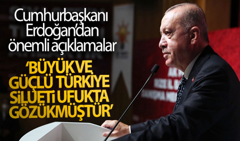 Cumhurbaşkanı Erdoğan: "Büyük vegüçlü Türkiye silueti ufukta gözükmüştür" - Cumhurbaşkanı Recep Tayyip Erdoğan, Cumhurbaşkanlığı Külliyesi'nde Türkiye İşçi Konfederasyonu'na bağlı işçilerle bir araya geldi.