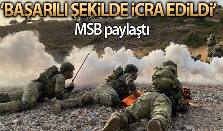 MSB: 'Amfibi Görev Grup Komutanlığı HarekâtaHazırlık Eğitimleri başarılı şekilde icra edildi' - Milli Savunma Bakanlığı, Amfibi Görev Grup Komutanlığı Harekâta Hazırlık Eğitimleri'nin başarılı şekilde icra edildiğini bildirdi.