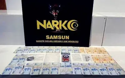 Samsun’da satışa hazır uyuşturucuyla yakalandı
