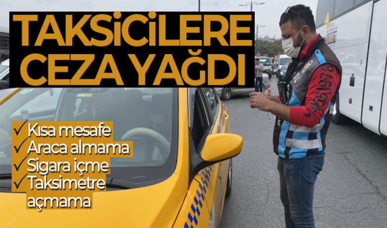Eminönü'nde taksicilere ceza yağdı - İstanbul Eminönü'nde sivil trafik polisleri Arap turist kılığında bindikleri taksilerde denetim gerçekleştirdi. Denetimde, kısa mesafe gitmek isteyenleri araca almayan, sigara içen, taksimetre açmayan, cep telefonu kullanan ve emniyet kemeri takmayan taksicilere ceza yağdı. Taksimetre açmayan bir taksici kendisini görüntüleyen basın mensuplarına “Hiçbirinize hakkımı helal etmiyorum” diyerek tepki gösterdi.