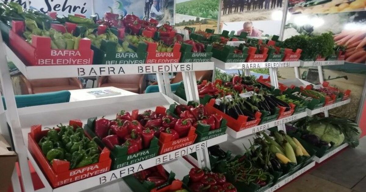 Bafra’nın ürünleri görücüye çıktı