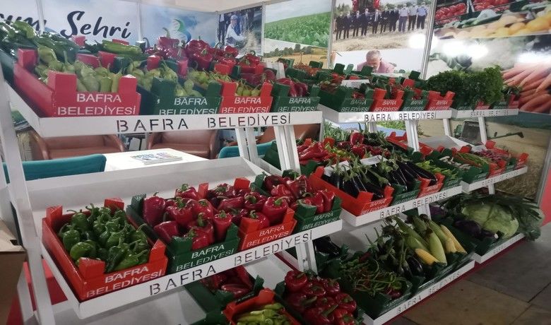 Bafra’nın ürünleri görücüye çıktı - Bafra Belediyesi, 6. Samsun Tarım Fuarı’nda stant açarak ilçenin ürünlerini görücüye çıkardı.