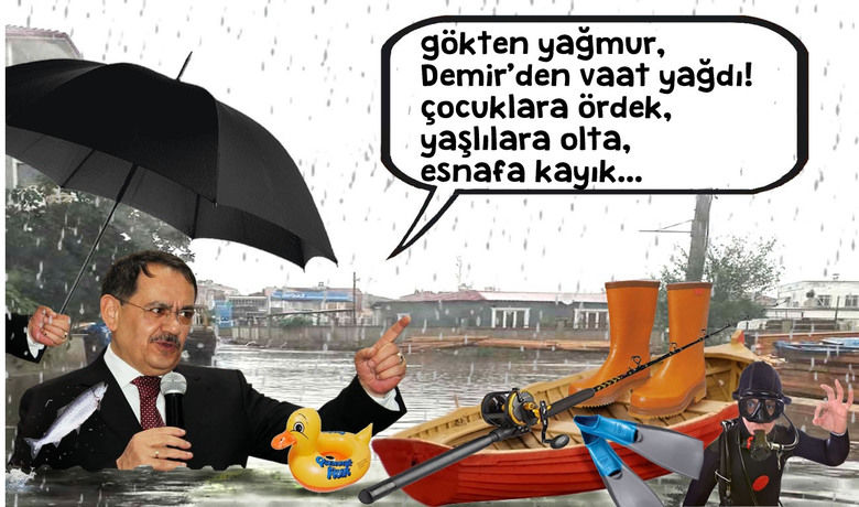 Sevgili Bafralılar ıslanmakgüzeldir, zevk almasını bilin