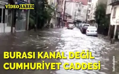 Burası kanal değil, Cumhuriyet Caddesi!