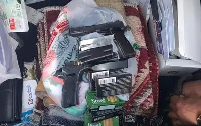 Bafra’da 2 ruhsatsız tabanca ve bin 500 mermi ele geçirildi
