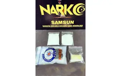 Samsun’da bir kişi 303 gram metamfetamin ile yakalandı
