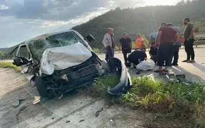 Samsun’da kamyonet kamyona arkadan çarptı: 1 ağır yaralı
