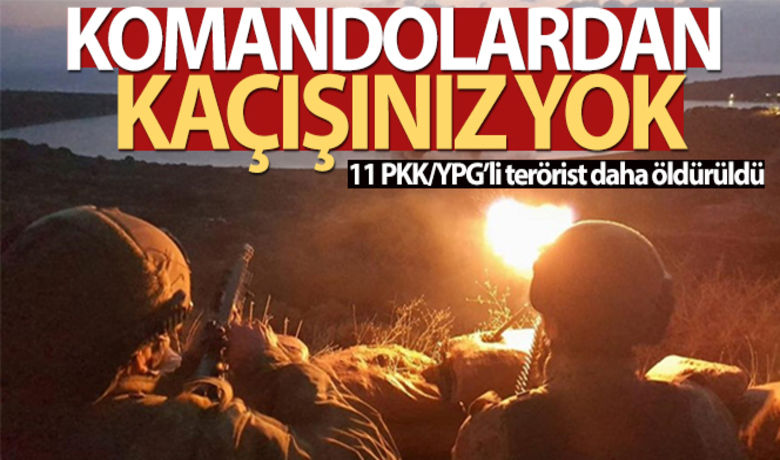 MSB: 11 PKK/YPG'li terörist etkisiz hale getirildi - Milli Savunma Bakanlığı, Terör örgütü PKK/YPG’nin Barış Pınarı bölgesindeki güvenlik ve huzur ortamını bozmaya yönelik sızma ve saldırı girişimi, Kahraman Komandolarımız tarafından önlendi. 11 PKK/YPG’li terörist başarılı bir operasyonla amaçlarına ulaşamadan etkisiz hâle getirildiğini açıkladı.