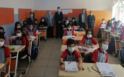 İl Milli Eğitim Müdüründen Bafra'da Okul Ziyareti