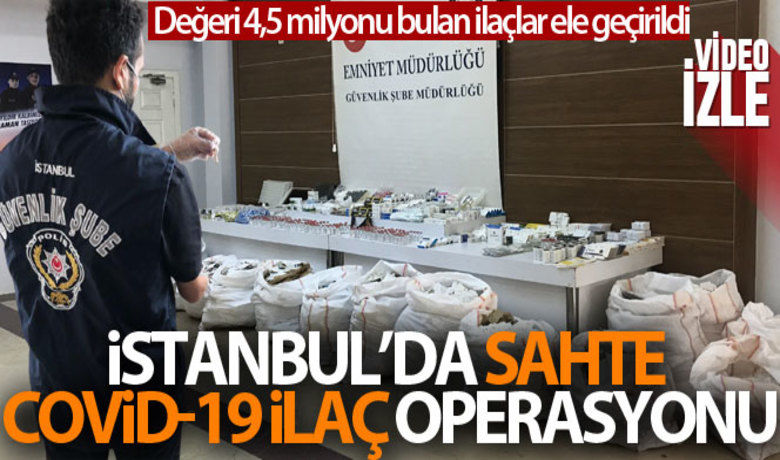 İstanbul'da sahte Covid-19 ilaç operasyonu: 4,5milyon TL'lik sahte ilaç ele geçirildi - Maltepe’de piyasa değeri 4 milyon TL’nin üzerinde olan ve aralarında covid-19 tedavisinde kullanılan sahte ilaçların olduğu operasyonunda 1 şüpheli yakalandı. Merdiven altı ve sağlıksız koşullarda üretilen ilaç deposuna yapılan operasyon anı ise polis kamerasına yansıdı.