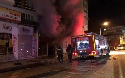 Çarşamba’da yangın
