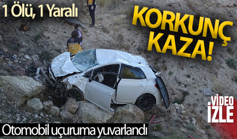 Hisarcık'ta otomobil uçuruma yuvarlandı:1 ölü, 1 yaralı - Kütahya’nın Hisarcık ilçesinde otomobilin uçuruma yuvarlanması sonucu meydana gelen trafik kazasında 1 kişi hayatını kaybetti, 1 kişi yaralandı.