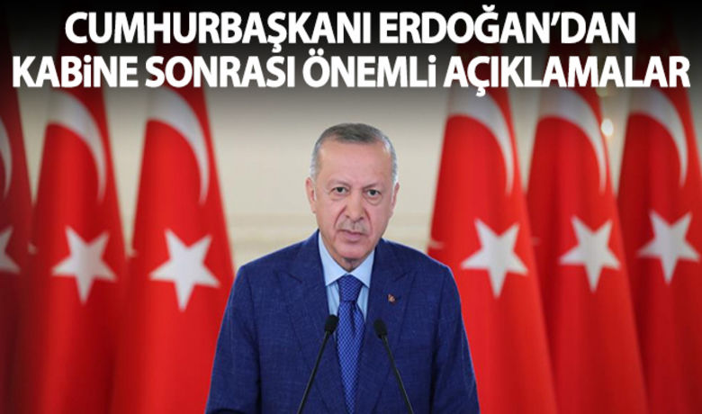 Cumhurbaşkanlığı Külliyesi'ndekritik kabine toplantısı - Cumhurbaşkanı Erdoğan başkanlığında Cumhurbaşkanlığı Külliye'sinde kritik kabine toplantısı gerçekleştirildi. Cumhurbaşkanı Erdoğan kabine sonrası önemli açıklamalarda bulundu.