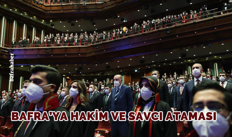 Bafra Yeni Hakim Savcı Ataması