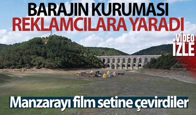 Bir kısmı kuruyan Alibeyköy Barajı film seti oldu - İstanbul'da sonbahar yağışlarının etkili olmamasıyla su seviyesi düşen Alibeyköy Barajı'nın kuruyan kısmı film seti oldu. Barajın adete çöle kısmını sete çeviren ekip, reklam filmi çekti. Suların çekilmesiyle Mağlova Su Kemeri tamamen ortaya çıkarken, çölü andıran manzara drone ile havadan görüntülendi.